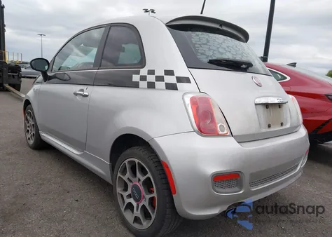 2013 Fiat 500 Sport из США, поврежденный, VIN 3C3CFFBR6DT529055